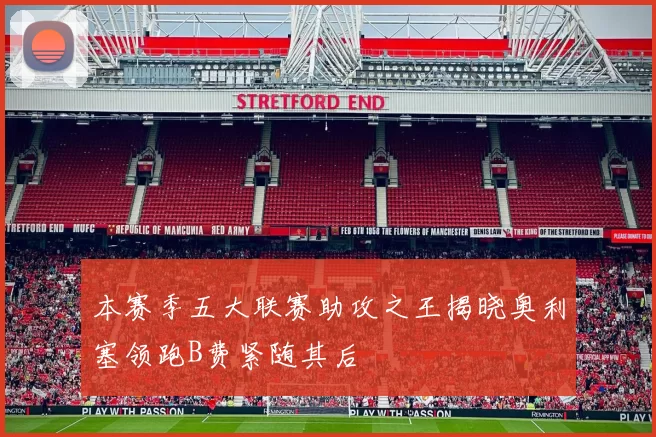 本赛季五大联赛助攻之王揭晓奥利塞领跑B费紧随其后